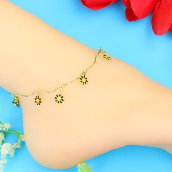 Elegant Handmade Anklet – Perfect for Women & Girls | Ideal Gift Option,DYC1013 - Picture 7 of 8